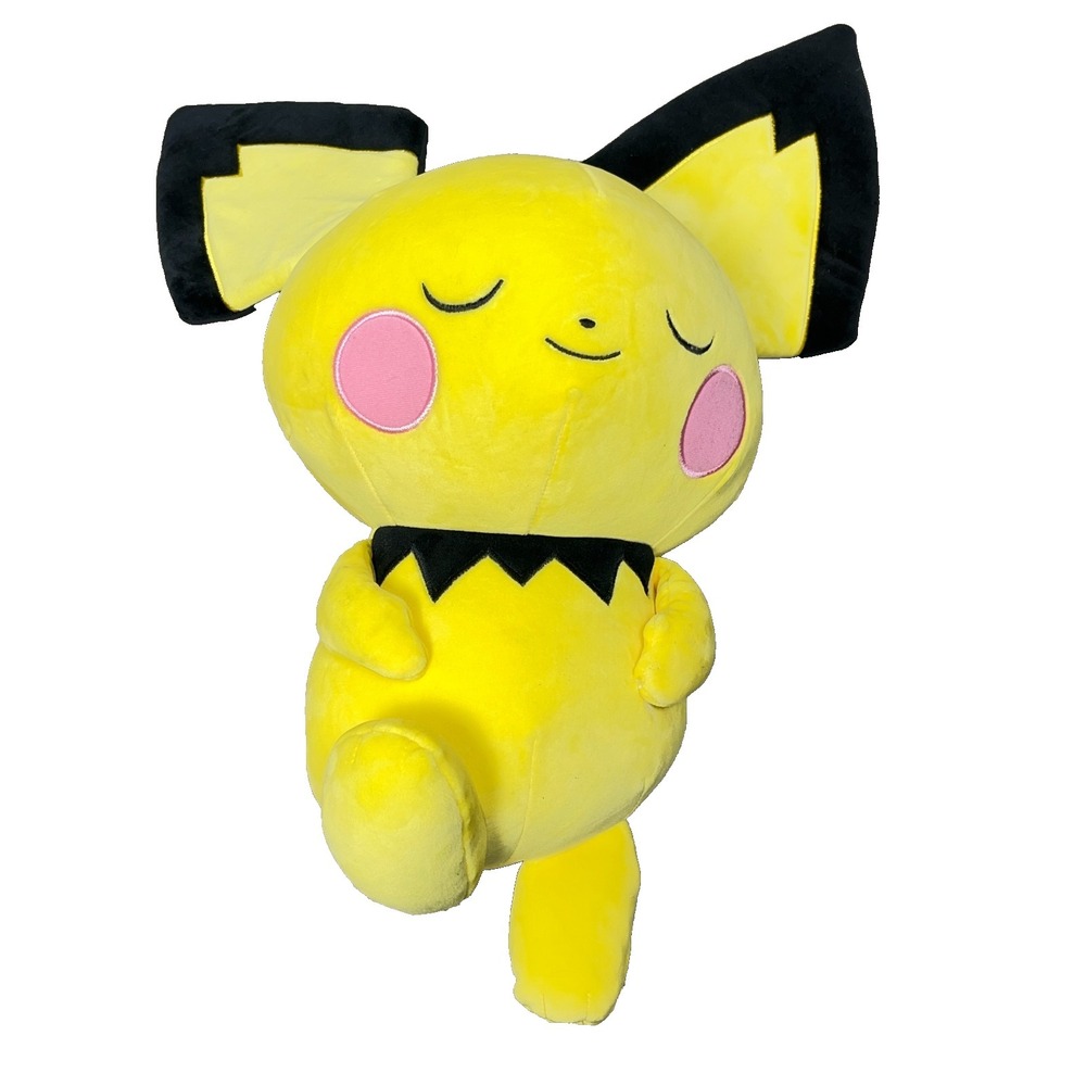 Sleeping Pichu Pokemon Plush Large 18" Soft Nintendo‎ Game Freak Jazwares 2023